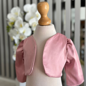 Bolero satin roz