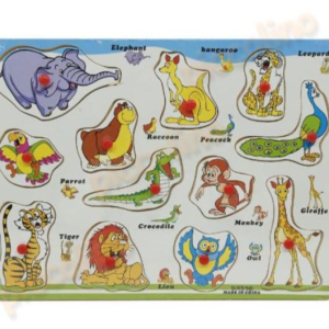 Puzzle lemn cu animale